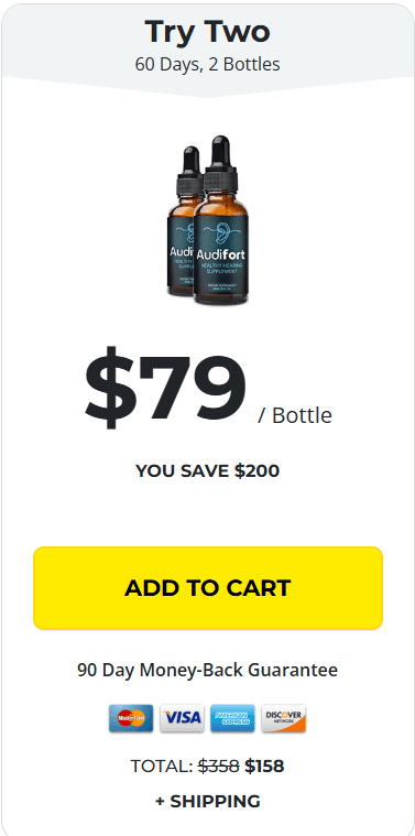 Secure checkout for Audifort order