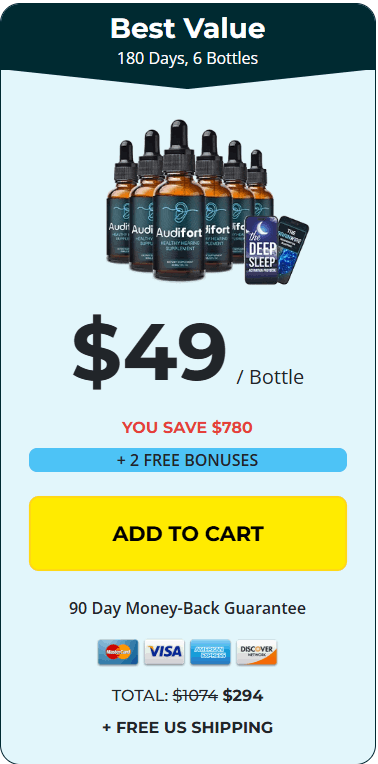 Secure checkout for Audifort order